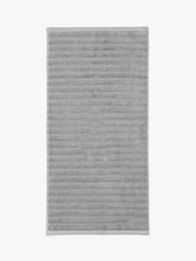 Mountain Stripe Ribbed 100% Cotton Zero Twist Soft Hand & Bath Towels (Sold Separately)