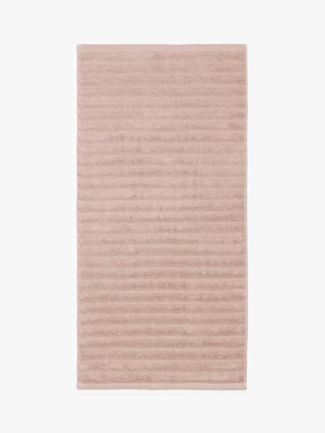 Mountain Stripe Ribbed 100% Cotton Zero Twist Soft Hand & Bath Towels (Sold Separately)