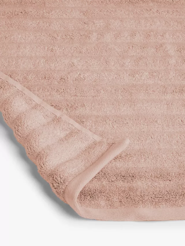 Mountain Stripe Ribbed 100% Cotton Zero Twist Soft Hand & Bath Towels (Sold Separately)