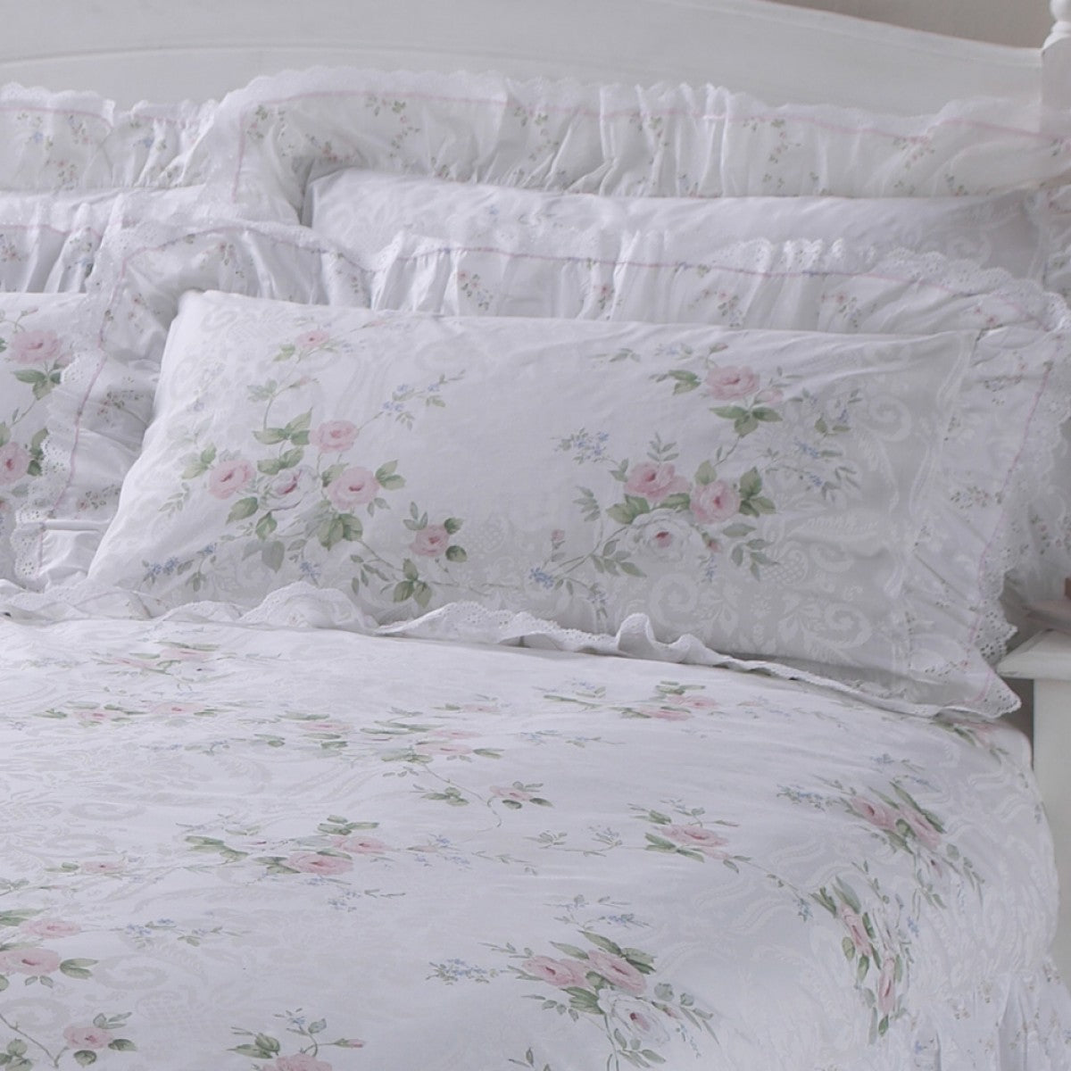 Vantona Country Charlotte Duvet Cover Set - Pink