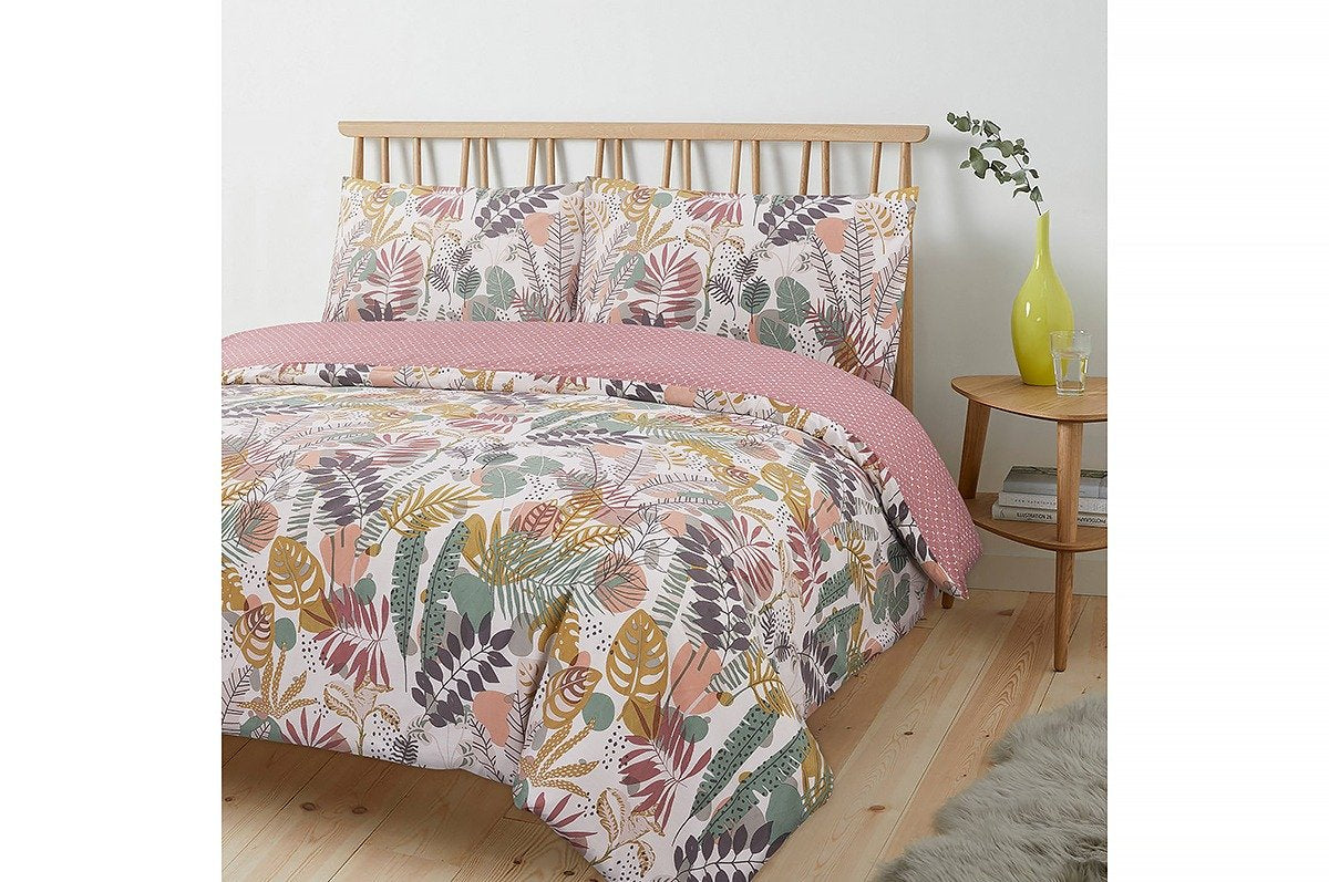 Vantona Cut Out leaves Duvet Cover Set - Multi