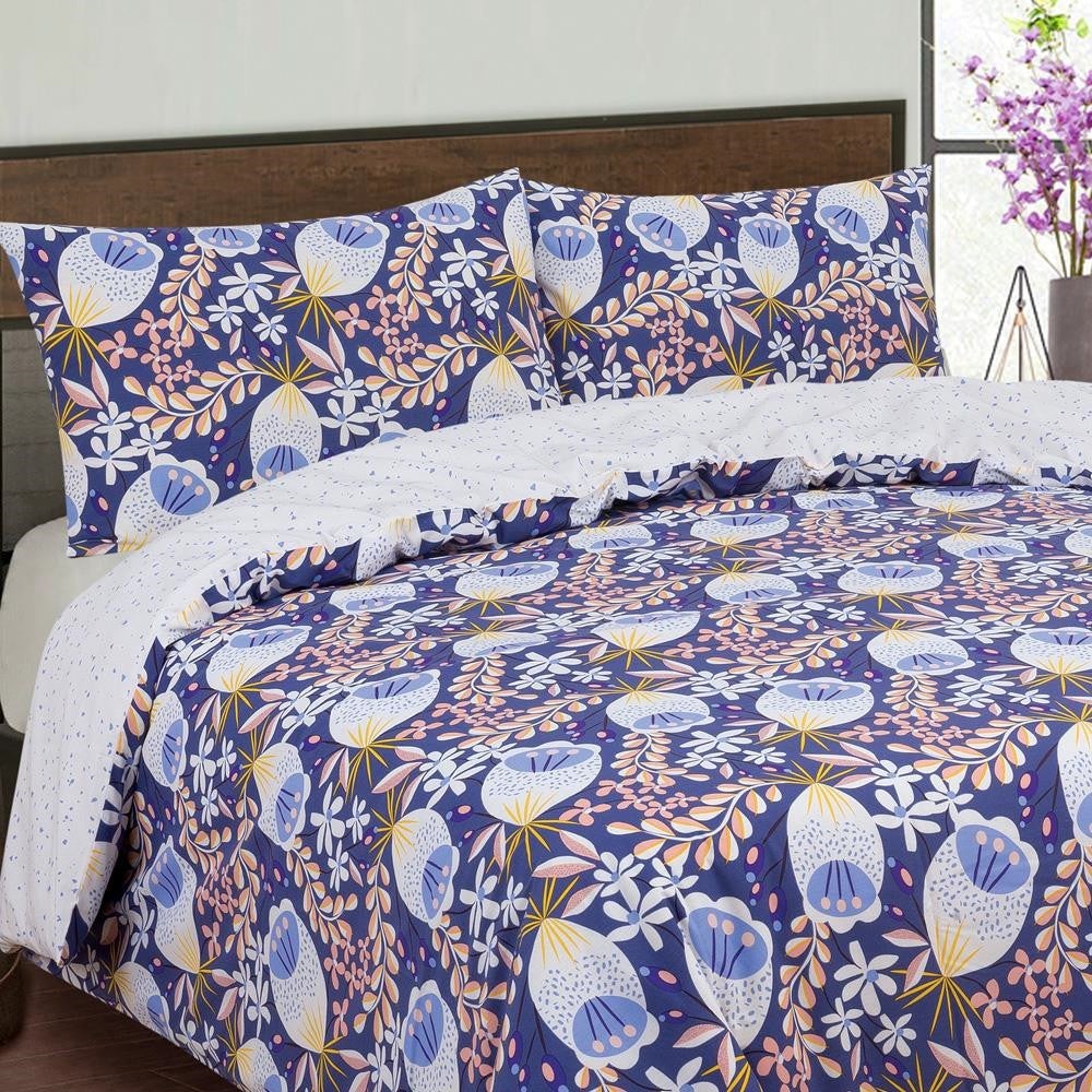 Vantona Easy Living Range Delilah Duvet Cover Set - Multi