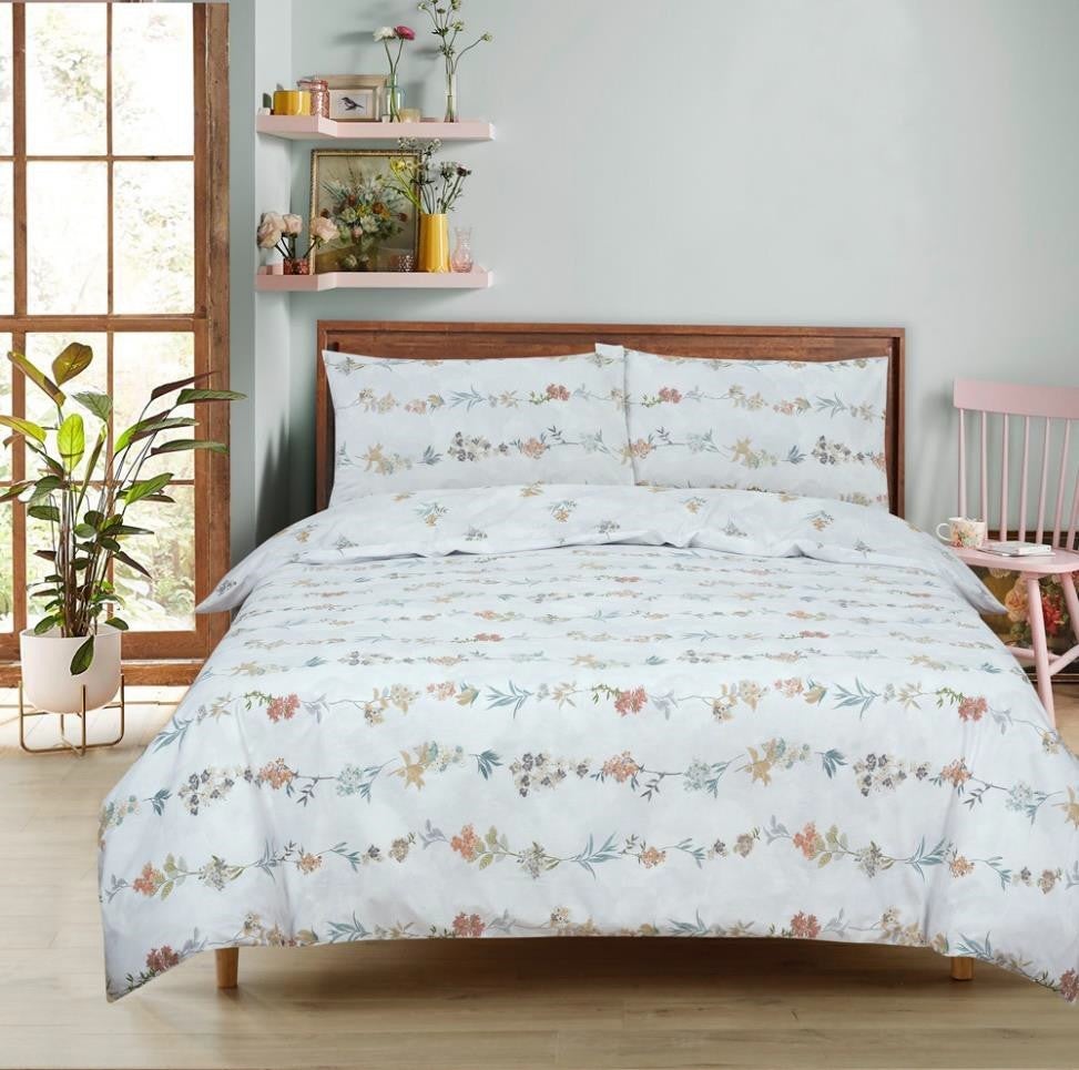 Vantona Classic Range Meadow Stripe Duvet Cover Set - Multi
