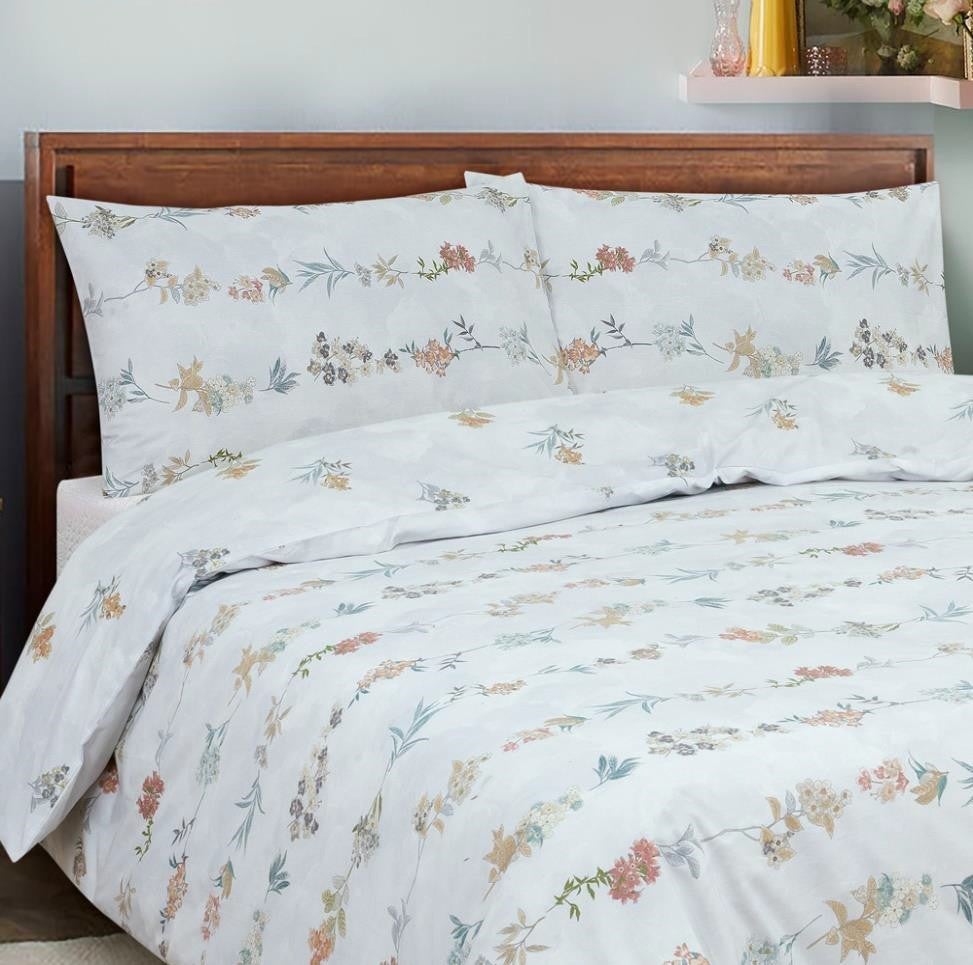 Vantona Classic Range Meadow Stripe Duvet Cover Set - Multi