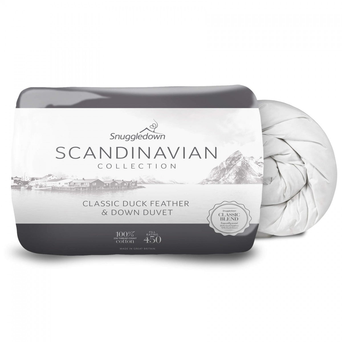 Snuggledown Scandinavian Duck Feather & Down 4.5 Tog Duvets