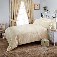 Vantona Country Cressida Jacquard Lined Curtains and Tiebacks - 66 x 72
