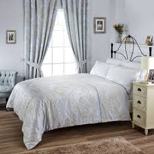 Vantona Cressida Jacquard Design Duvet Cover Set - Egg shell