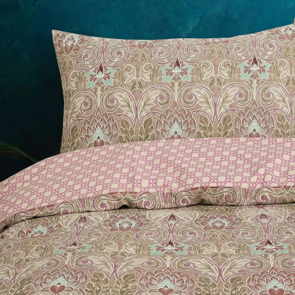 Vantona Boutique Art Nouveau Duvet Cover Set & Cushion-Multi