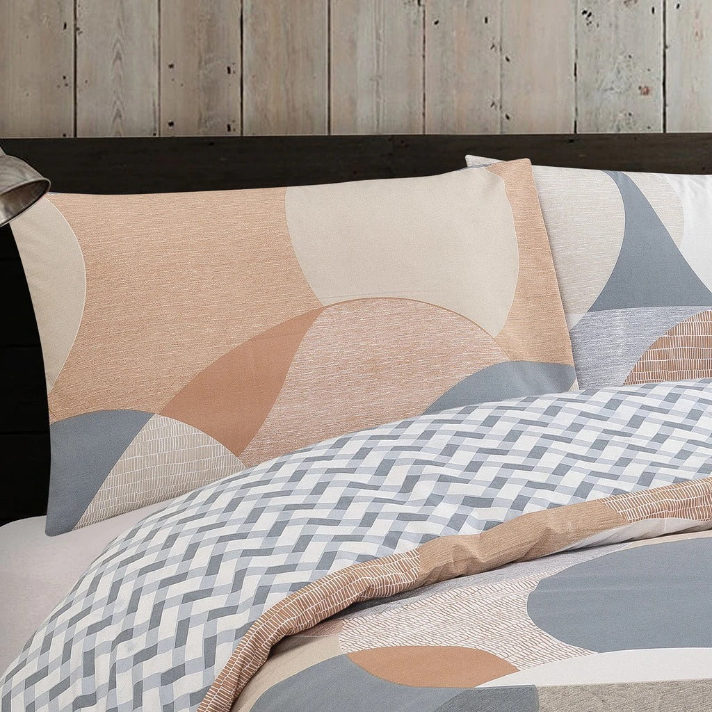 Vantona Easy Living Range Urban Geometric Duvet Cover Set - Multi
