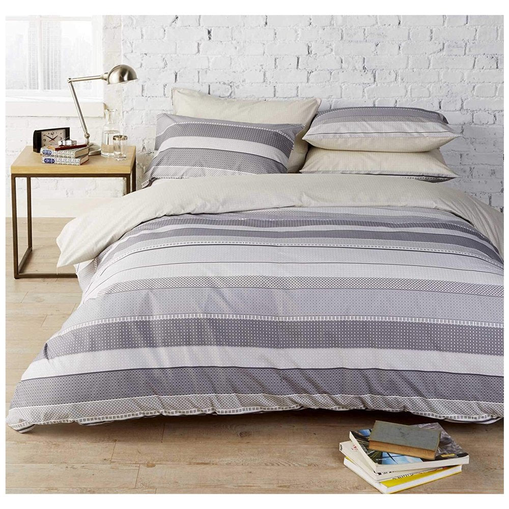 Vantona Easy Living Cambridge Duvet Cover Set - Natural