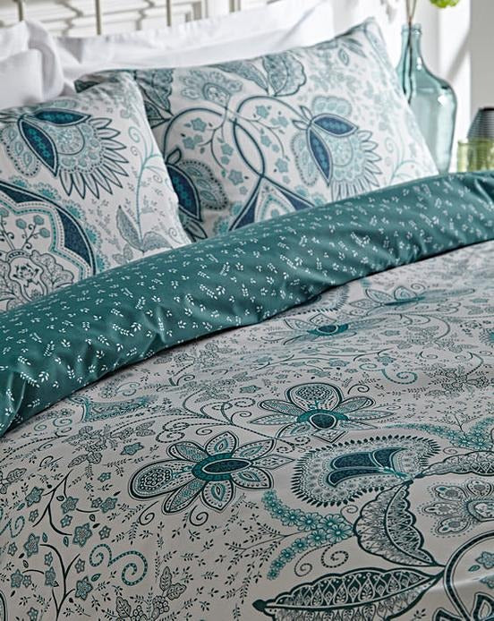 Vantona Floral Jacobean Duvet Cover Set - Multi