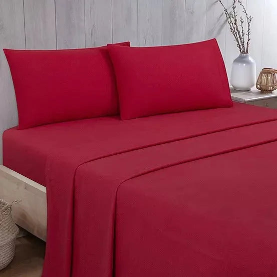 Vantona Flannelette Brushed Cotton Flat Sheets - Sold Separately