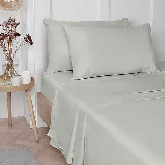 Vantona 100% Luxury Cotton Plain Dyed Flat Sheets - Sold Separately