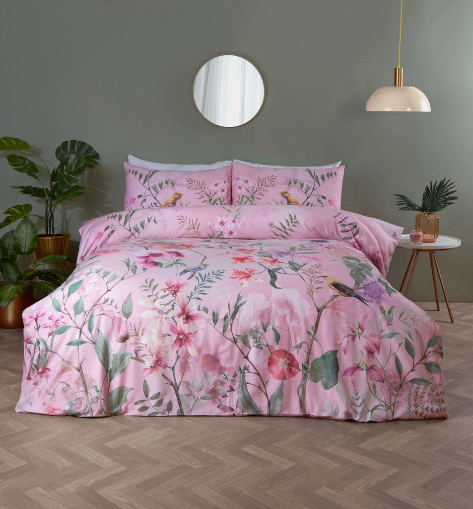 Vantona Romantic Floral Duvet Cover Set - Multi