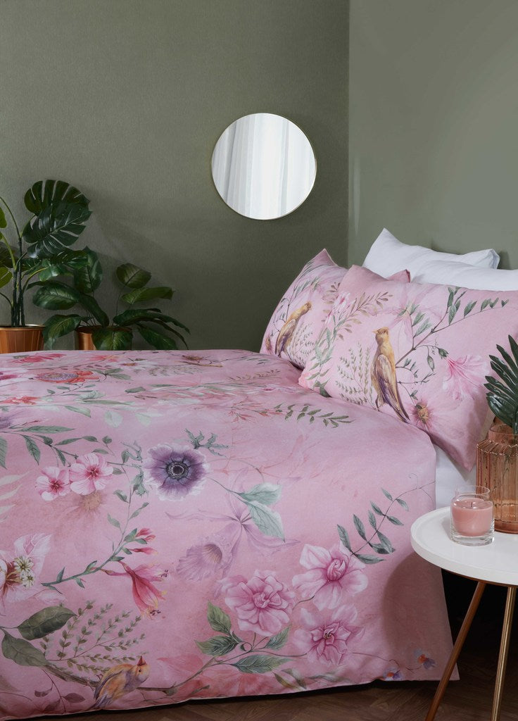 Vantona Romantic Floral Duvet Cover Set - Multi