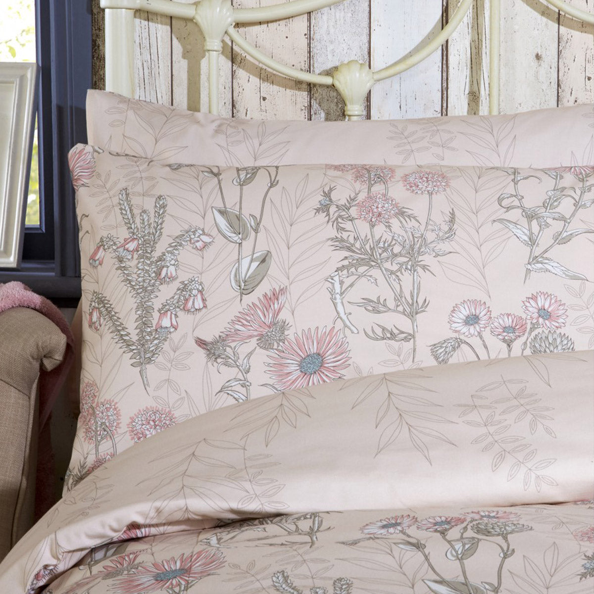 Vantona Saskia Duvet Cover Set - Pink