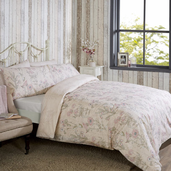 Vantona Saskia Duvet Cover Set - Pink