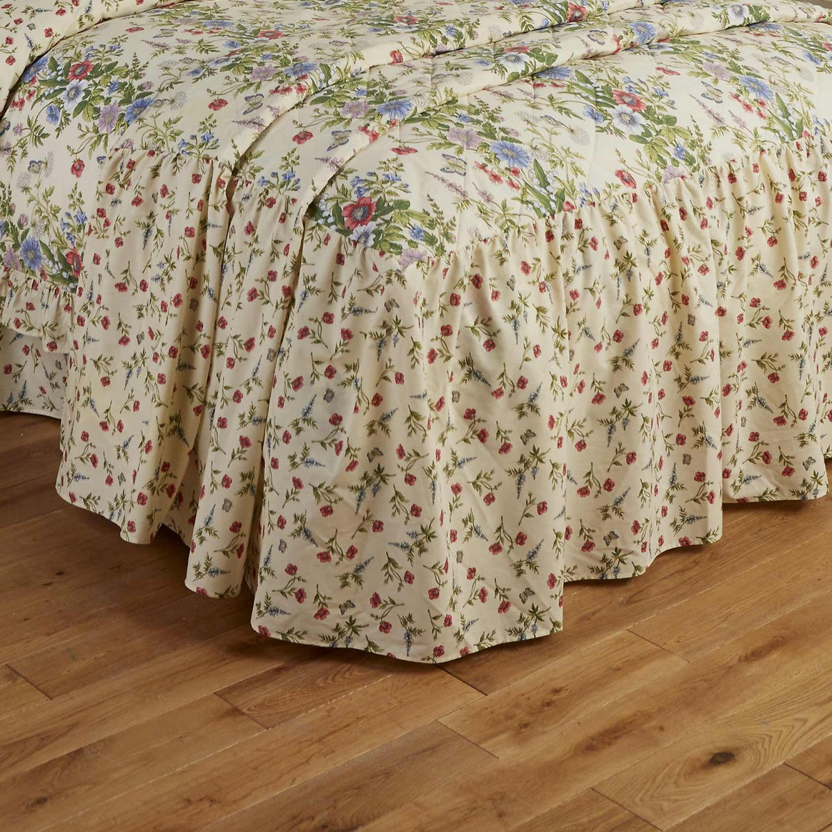 Vantona Country Jessica Quilted Fitted Bedspread - Multi