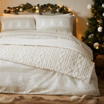 Vantona Cable Knit Throw Sherpa Fleece 150x200cm (Sold Separately)