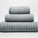 Mountain Stripe Ribbed 100% Cotton Zero Twist Soft Hand & Bath Towels (Sold Separately)
