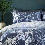 Vantona Boutique Mai Blossom Duvet Cover Set - Blue