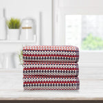 Christy Carnaby Stripe 550gsm Cotton Towels - Berry