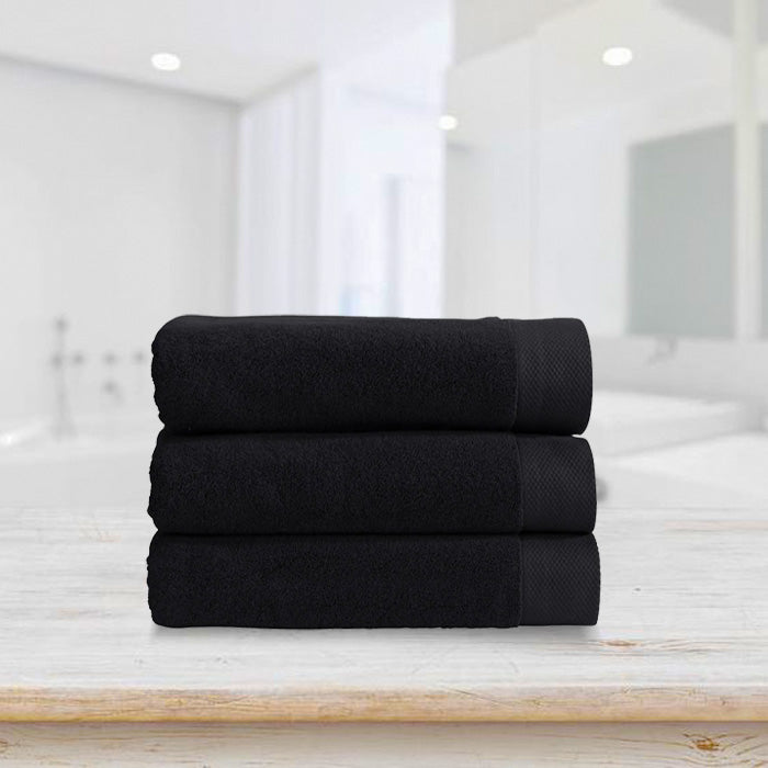 Christy Luxe 730gsm Cotton Towels - Black