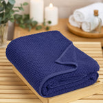 Diamond 100% Cotton 500 GSM Towels – Navy