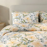 Vantona Garden Lillies Duvet Cover Set - Yellow