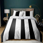 Paloma Home Monochrome Stripe Duvet Cover Set