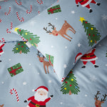 Vantona Essentials Santa & Friends Duvet Cover Set - Multi