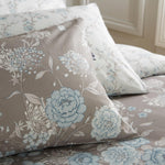 Vantona Tilden Floral Duvet Cover Set - Grey