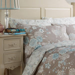 Vantona Tilden Floral Duvet Cover Set - Grey