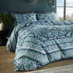 Vantona Boutique Kizzi Mandala Duvet Cover Set - Navy
