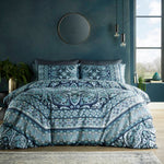 Vantona Boutique Kizzi Mandala Duvet Cover Set - Navy