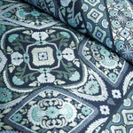 Vantona Boutique Kizzi Mandala Duvet Cover Set - Navy
