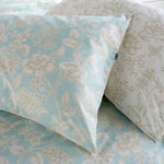 Vantona Carissa Floral Duvet Cover Set - Duck Egg