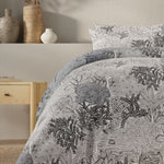 Vantona Essentials Range Kiki Duvet Cover Set - Black
