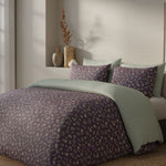 Vantona Essentials Range Molly Ditsy Duvet Cover Set - Purple