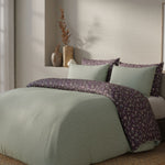 Vantona Essentials Range Molly Ditsy Duvet Cover Set - Purple