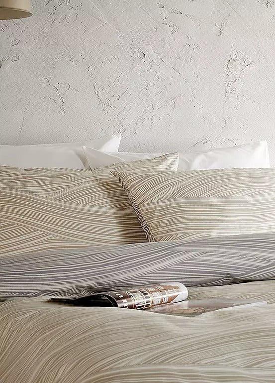 Vantona Essentials Dunes Duvet Cover Set - Grey