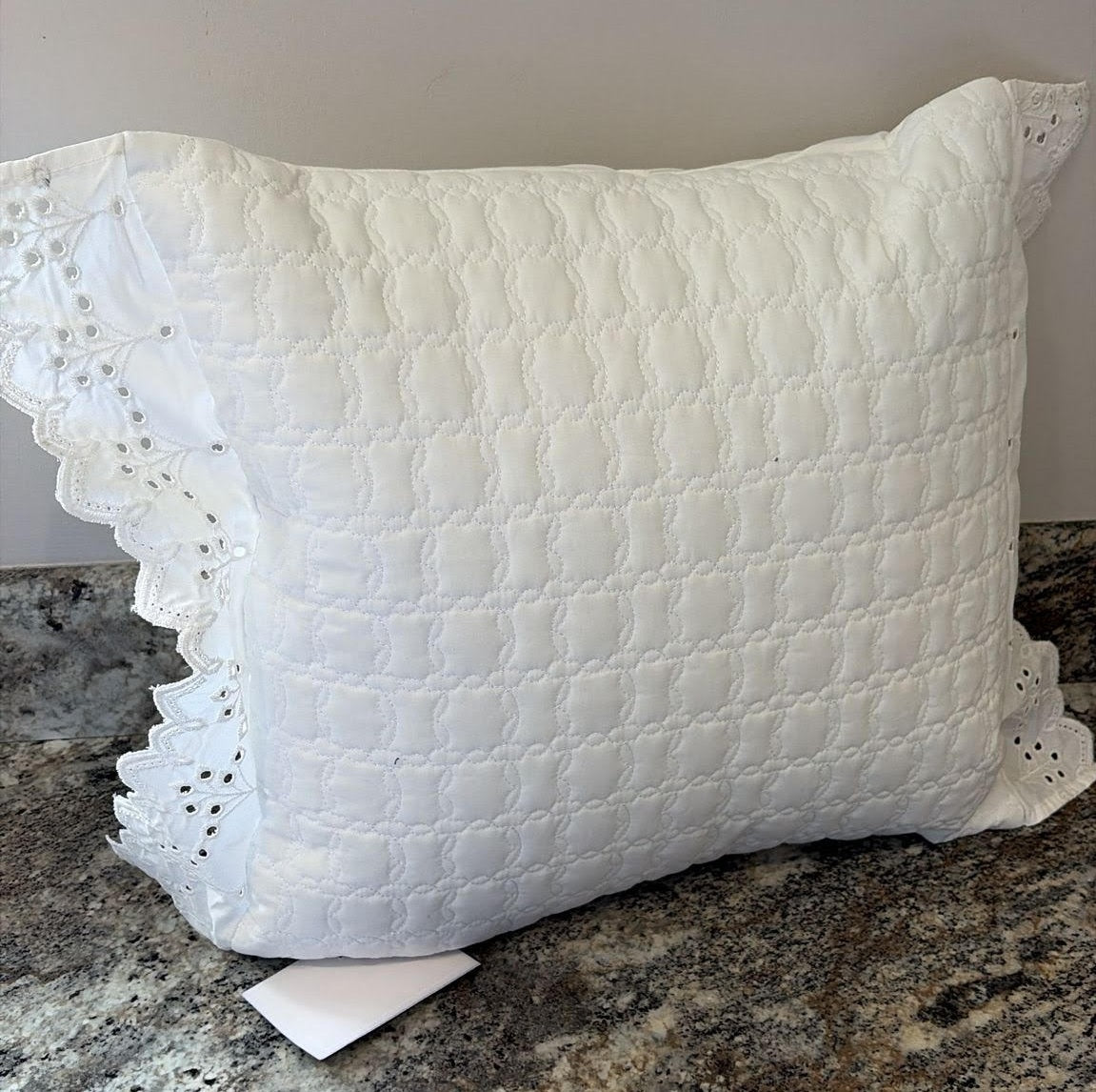 Vantona Romantica Filled Cushion Covers 40 x 40 cm - White