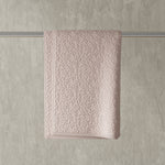 Vantona Luxury Leaf Jacquard Cotton Towel – Pink