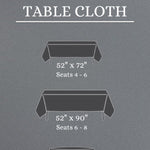 Wexford Everyday Dining Round Tablecloths, Pack of 2 - Teal