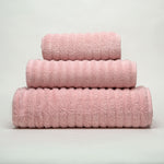 Mountain Stripe Ribbed 100% Cotton Zero Twist Soft Hand & Bath Towels (Sold Separately)