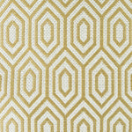 Alpha Geometric Piped Cushion Cover - Mustard