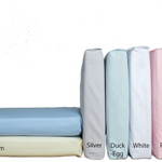 Vantona 100% Luxury Cotton Plain Dyed Flat Sheets - Sold Separately