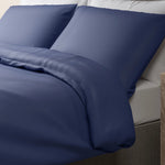 M&S Navy Linen Rick Duvet Cover & Pillowcase (Sold Separately)