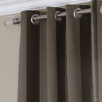 iLiv Palladio Mocha Boheme Stripe Eyelet Curtains