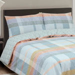 Vantona Easy Living Range Purity Plaid Duvet Cover Set - Multi
